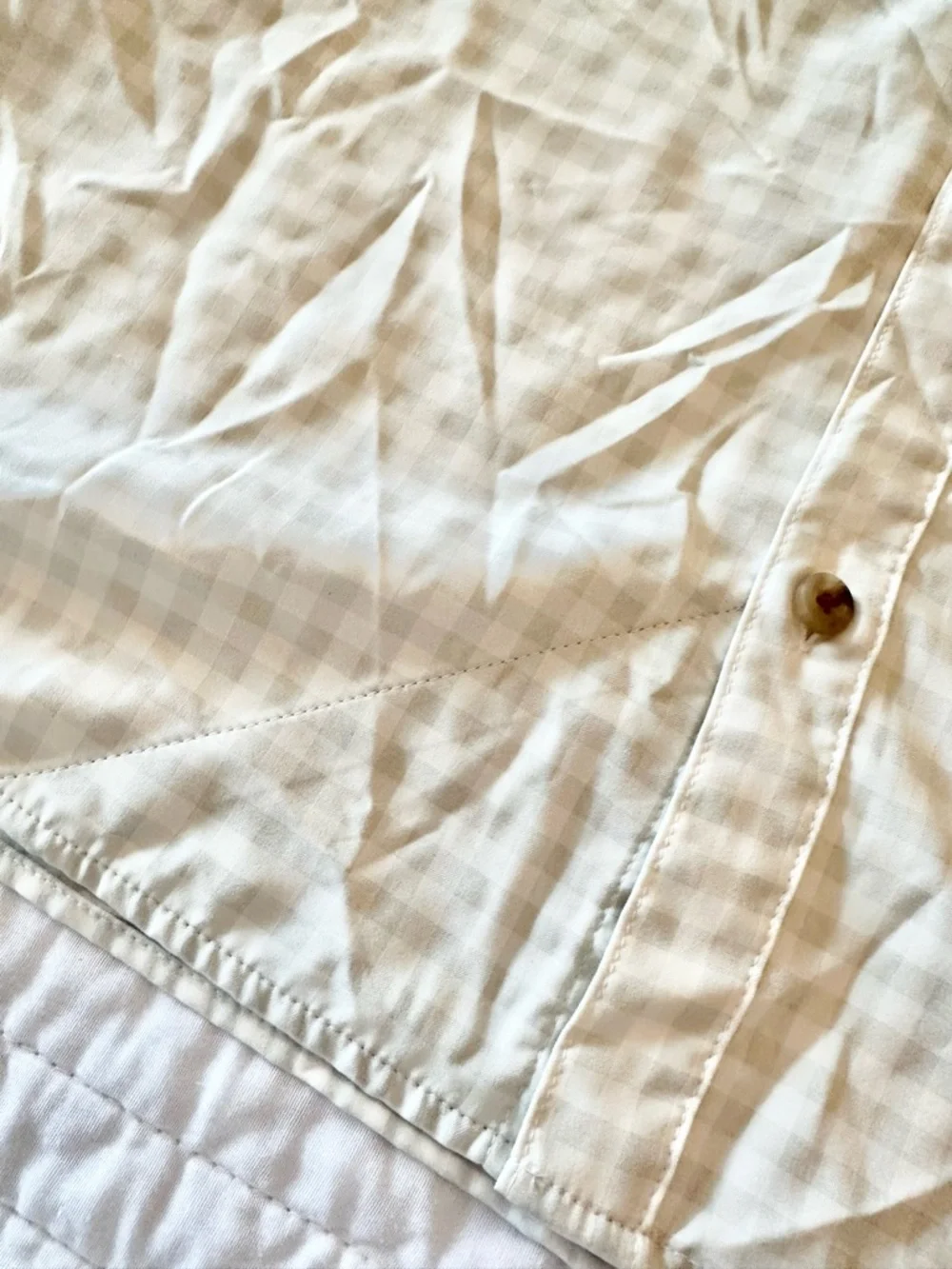 ✨SOLD✨Patagonia Boat & Beach Shirt | L |Oversized Cover-Up Neutral Coastal - Picture 6 of 13